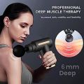 Muscle Massage Gun Deep Tissue Massager Physiotherapy Gun, 6 Gear Level Variable Frequency Vibrations, Exercising Pain Relief Body Massager. 