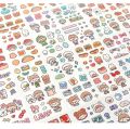 100PCS Cute Cartoon PET Waterproof Stickers Album Diary Journal Decorative Scrapbooking DIY Sticker With Box. 
