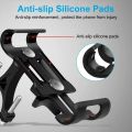 Bike Phone Holder Aluminum Alloy Anti-slip Bracket Metal Motorcycle GPS Clip Universal Cycle Bicycle Phone Stand. 