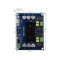 TPA3116 D2 DC 12V 24V 120W*2 Digital Audio High Power Amplifier Board Dual-channel Stereo High Power Subwoofer Board Kit XH-M543. 