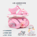 Baby Squeaky Shoes Summer Sandal High Quality Funny Toddler Sound Prewalking Sneaker Cute Butterfly-Bowknot for Kid Girls MY2401. 