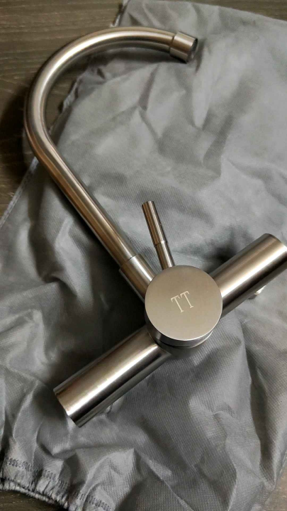SINK MIXER WALL MOUNTED STAINLESS STEEL MATTE COLOUR