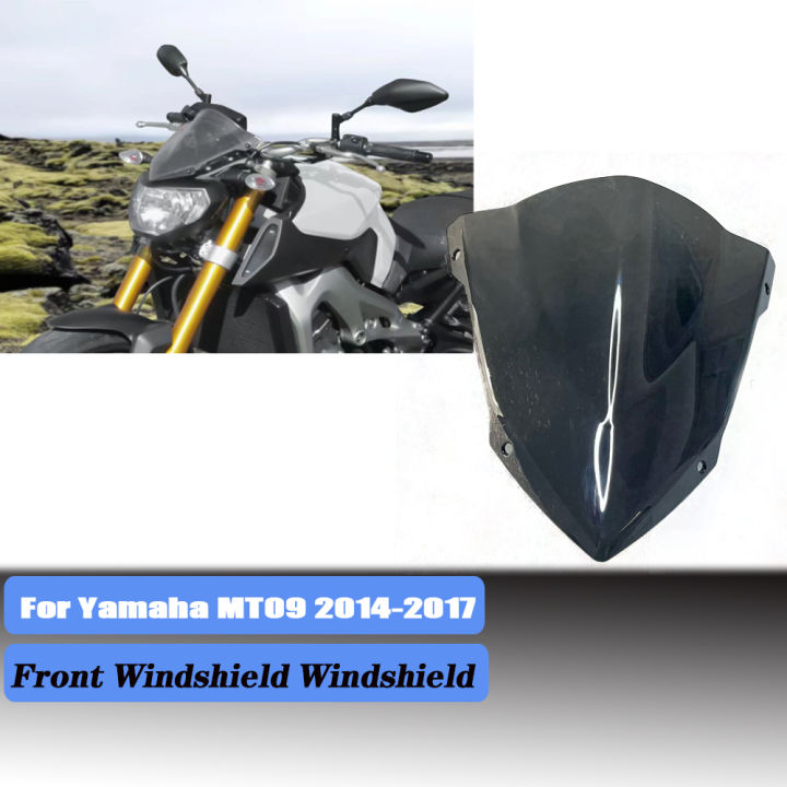 For YAMAHA MT09 MT-09 2014 2015 2016 2017 Motorcycle Front Sports WindScreen Windshield Wind Deflector Viser Visor MT 09