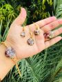 Resin set of handmade jewellery for girls. 