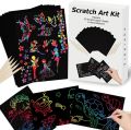 Rainbow Colorful Scratch Note Pad - Large Size (A4). 