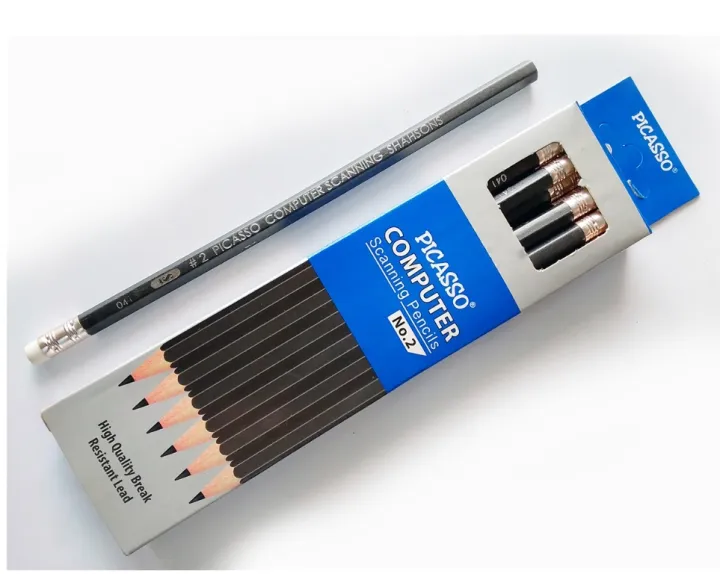 Picasso P-7000 Computer Scanning Pencil With Eraser 12 pcs pack ...