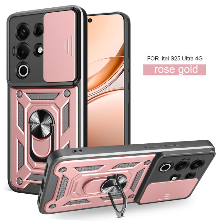 For%20Itel%20Super%2026%20Ultra%20Case%20Itel%20S25%20Ultra%20Cover%20Magnetic%20Ring%20Holder%20Armor%20Phone%20Case%20Slide%20Camera%20Protect%20Back%20Cover%20-%20Image%204
