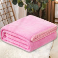 70×100cm Coral Fleece Blankets Comfy Lightweight Single Twin Blanket Multi-Purpose Daily Home Outdoor Travel Portable Blanket. 