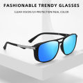 SEAMERGO 3PCS Large Frame Square Polarized Sunglasses Man High-end 2025 Ultraviolet-proof Travel Beach Women's Grade Glasses. 