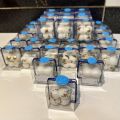 50PCS Transparent Gift Box Candle Packaging Gift Box 5*5*5cm PVC Wedding Candy Box Wedding Party Supplies Gift Packaging. 