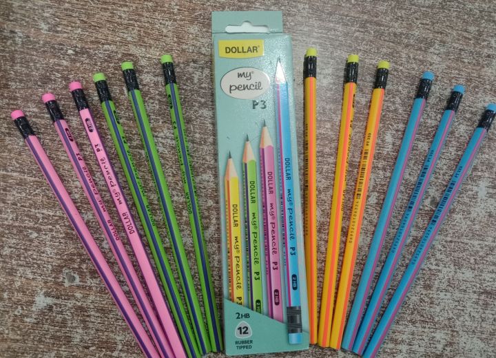 Dollar My Pencil P3 Pack of 12 Pencils Led Pencils