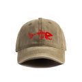 Fishbone Baseball Cap Summer Distressed Dad Hats Men Outdoor Fishing Skeleton Fish Bone Caps MZ-496. 