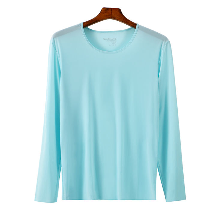 Winter%20Long%20Sleeve%20Men%20Thermal%20Underwear%20Undershirt%20Transparent%20Thin%20Long%20Johns%20Tops%20T%20Shirt%20Ice%20Silk%20O-Neck%20Tops%20Tee%20-%20Image%207