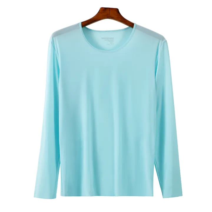 Winter%20Long%20Sleeve%20Men%20Thermal%20Underwear%20Undershirt%20Transparent%20Thin%20Long%20Johns%20Tops%20T%20Shirt%20Ice%20Silk%20O-Neck%20Tops%20Tee%20-%20Image%207
