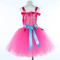 Super Kitty Costumes for Girls Super Cat Tutu Dress for Kids Christmas Halloween Outfits Children Animal Clothes with Eyes Patch.