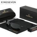 KINGSEVEN Brand New Rimless Sunglasses Polarized UV400 Men Driving Ultralight Rectangle Frameless Glasses Women Fishing Eyewear.