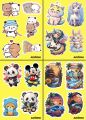 4 Pc A6 Size Sticker Sheet Bubu Dudu / Bear / Nature / Unicorn Uncut Sticker. 