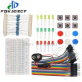 Starter kit 13 in 1 kit new Starter Kit mini Breadboard LED jumper wire button for arduino Compatile with For UNO R3. 
