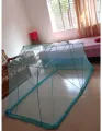 Single Bed Mosquito Net Foldable Metal Stand /Lazy adult mosquito net 3.5/6.5 fit.