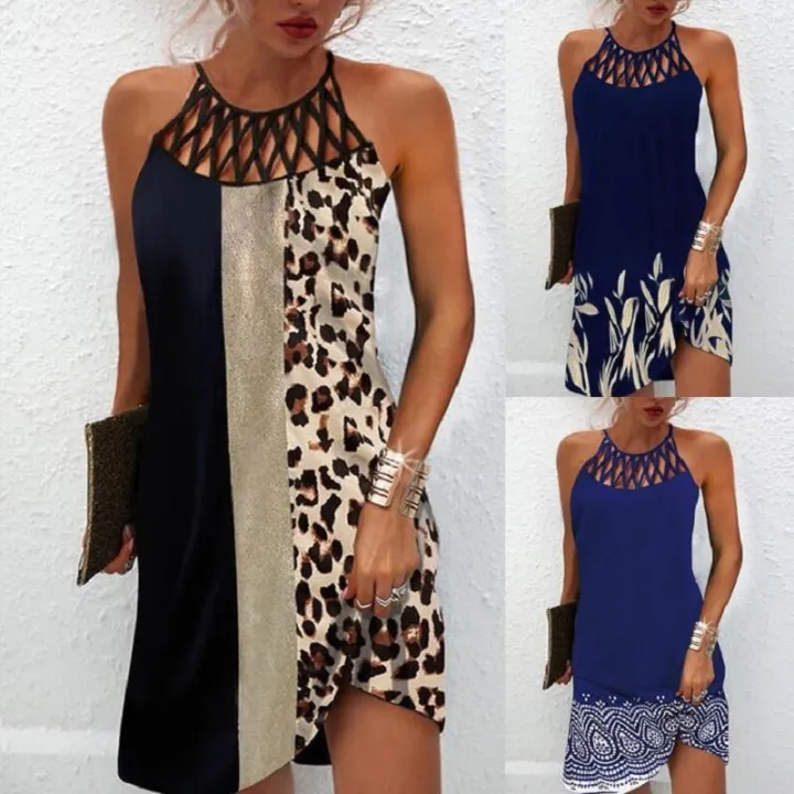 2024%20Summer%20National%20Wind%20Positioning%20Printing%20Mesh%20Belt%20Sleeveless%20Casual%20Dress%20-%20Image%202