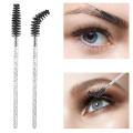 50 disposable eye black sticks, crystal eyebrow bobbin brush for extending eyelashes, mascara brush with container. 