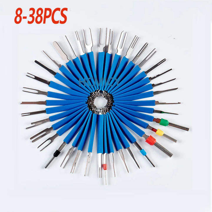 8-38Pcs Terminal Removal Tool Kit Depinning Electrical Connector Pin ...