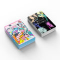 60+32Pcs/Set Game Korean Manga Alien Stage LOMO Card Sticker Mizi Sua Ivan Till Hyuna Luka Printing Card Anime Cards. 