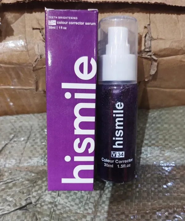 Original Hismile V34 teeth whitening toothpaste Purple