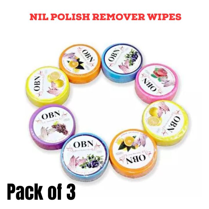 NAIL POLISH REMOVER WIPES APPROX 32 PIECES