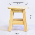 Rustic Round Wooden End Table – Side Table, Coffee Table, Accent Table, Natural Wood, Compact Design, Living Room & Bedroom Furniture, Small Rustic Coffee Table, Wooden Side Table, Versatile End Table, Wooden Stool, Rustic Stool, Modern Rustic Home Décor,. 