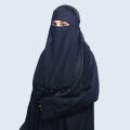 Stylish Single Layer Niqab with Sequins & Beads | Trendy, Comfortable, Easy-to-Wear Niqab for Women. 