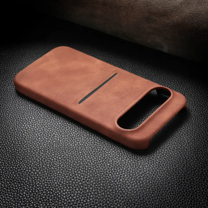 Luxury%20Solid%20Color%20Matte%20Leather%20Wallet%20Card%20Slot%20Skin%20Texture%20Phone%20Case%20For%20Google%20Pixel%209%20Pro%20XL%208%208A%20Pro%20Bumper%20Back%20Cover%20-%20Image%203