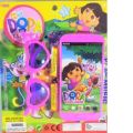 Dora Touch Screen Toy Musical 6 incles Mobile Phone with Sunglass. 