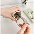 Magnetic Panda Sunglasses Case Auto Close Portable Anti Crush Eyewear Pouch for Kids Students Travel. 