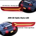 2pcs For Mitsubishi Lancer Evo X Outlander Red Rear Bumper Reflector Lights ,Tail/Brake Rear Fog Lamps and Turn Signal Light.