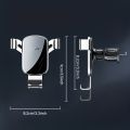 Lcars Car Mobile Phone Holder, Universal Gravity-Sensing Navigation Mount for Car Air Vents. 
