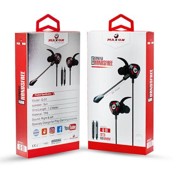 Maxon Iphone X Original Handsfree Maxon Handsfree For Pubg Maxon