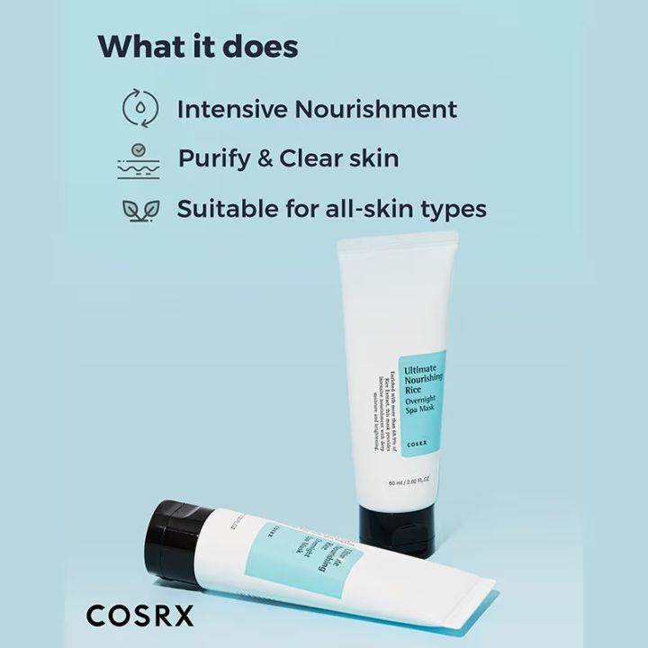 COSRX%20Ultimate%20Nourishing%20Rice%20Spa%20Overnight%20Mask%2060mL%20-%20Image%203