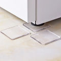 4pcs/Set Transparent Anti Vibration Shock Absorbing Pad Mat Washing Machine Self Adhesive Mute Anti-Shock Protection Porte Pad. 