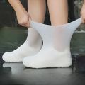 Silicone Waterproof Shoe Covers – Reusable, Anti-Slip, and Durable Rain Gear for Men and Women, Stretchable and Easy to Clean. 