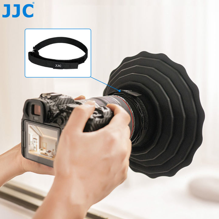 JJC Silicone Lens Hood Anti Reflective Camera Lens Hood for Diameter 73mm-88mm Lens DSLR  Lens Hoods for   Fuji