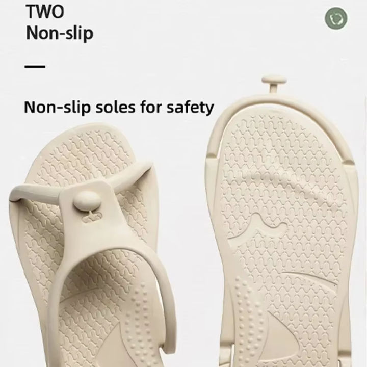 2024%20Summer%20Women%20Folding%20Slippers%20Adults%20Portable%20Trip%20Travel%20Sandals%20Couples%20Indoor%20Soft%20Slides%20Men%20Beach%20Non-slip%20EVA%20Shoes%20-%20Image%205
