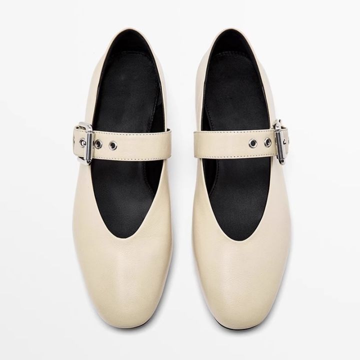 Women's%20Black%20Mary%20Jane%20Flats%20Shoes%20women%20Fashion%20Pointed%20Toe%20Faux%20Leather%20Buckle%20Strap%20Ballet%20Shoes%20for%20Daily%20Wear%20Casual%20Shoes%20-%20Image%204