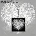 Heavy Metal Rock Music Gokuaku-P MARETU Mind Brand Keychain Acrylic Dark Gothic Keyring Key Chain Bag Accessories Ornament Prop.