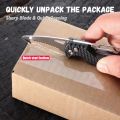 Portable Express Parcel Knife Stainless Fast Serrated Hook Knife For Outdoor Camping Carry-on Unpacking Keychain Mini Folding. 