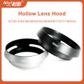 37/39/40.5/43/46/49/52/55/58/62mm Metal Hollow Camera Lens Hood for Fuji  Pentax  Olympus  Hollow out Lens Hood. 