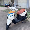 8.6inch Motorbike Windshield Clear Front Screen Wind Shield Screens Deflectors For Roman Holiday Electric Vehicle Emma Sunny. 