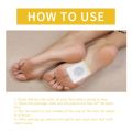 30pcs/box Detox Foot Patches Ginger Cleansing Foot Pads Remove Dampness Toxins Relieve Stress Improve Sleep Body Foot Care Tool. 