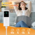 30*60cm Electric Heating Pad Household Winter Hand and Foot Warmer Electric Heating Blanket with 9-gear Adjustable Temperature. 