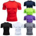 Men  Running Compression T-shirt Long sleeves Sport Tees Gym Fitness Sweatshirt Male Jogging Tracksuit Homme Athletic Shirt Tops. 